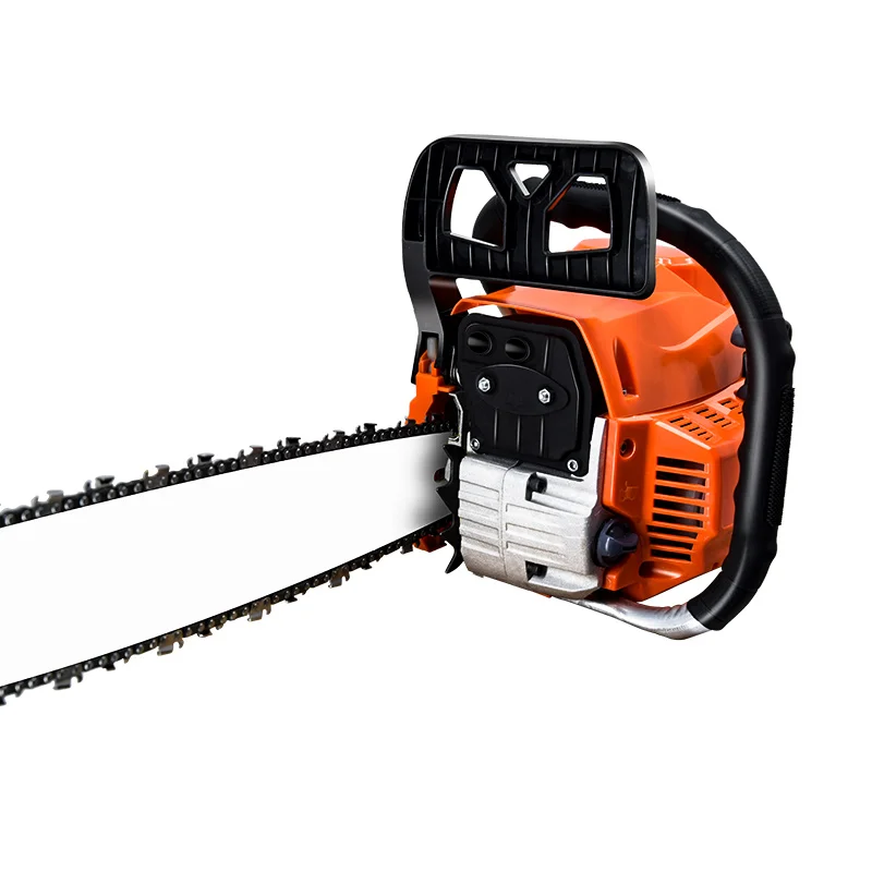 Strong gas powered chainsaw with 20 inch bar tree cutting machine for garden