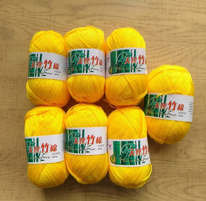 
OEM Hot Sale Bamboo Cotton Yarn for Knitting Crochet Baby Hand Knitting Yarn bamboo cotton yarn 