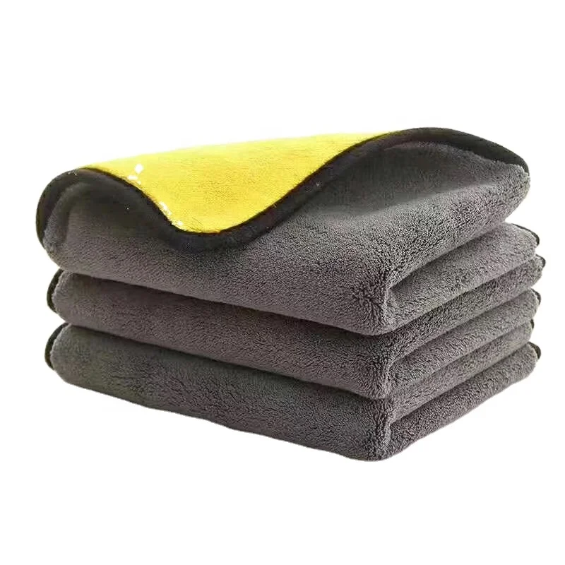 Custom Coral Fleece Car wash  cloth,ultra absorbent to wet or dry cleaning microfiber towel