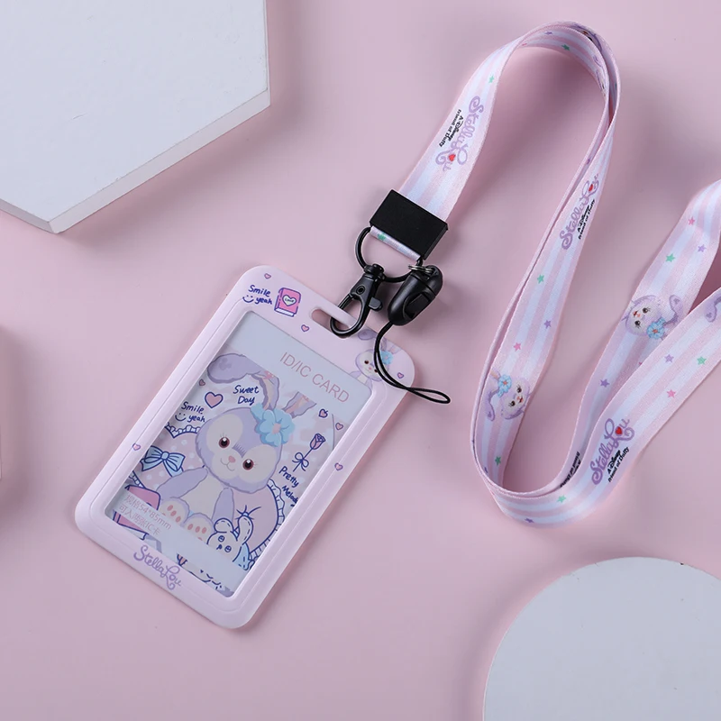Dongguan Factory Best Selling  Popular  Lovely  Certificate Abs Material Id Card Holder Badge  With  Lanyard