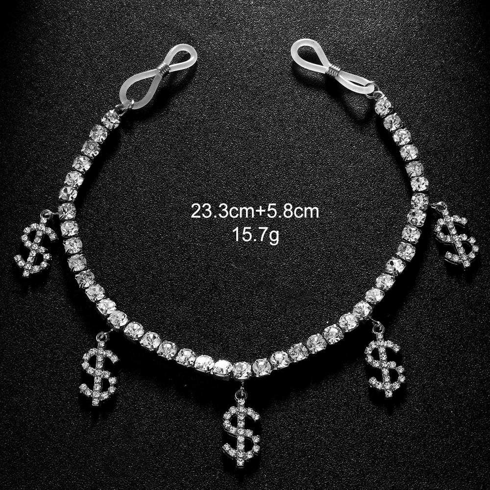 Sexy Double Layer Drop Dollar Rhinestone Nipple Chain Jewelry For Women Girls Nightclub Party Crystal Body Chain Hot Sale