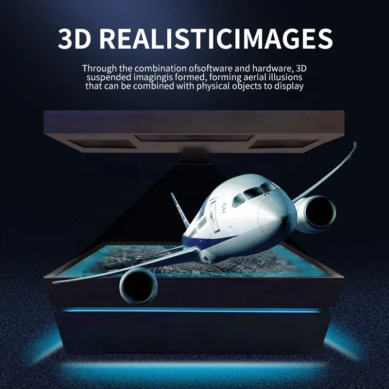 1 8 м Android Windows 3D голографический дисплей с основным экраном управления