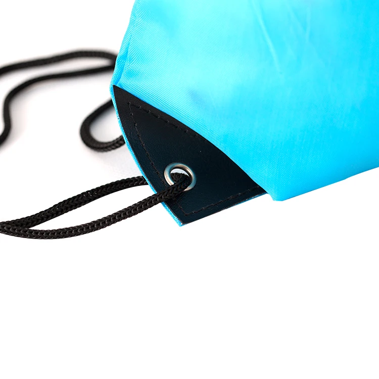 2021 hotsale cheap fashion cartoon customized logo printed foldable polyester drawstring backpack bags for kids