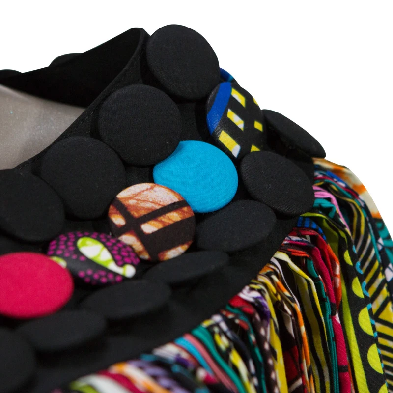 Африканская юбка SP054 ожерелья из Африканской Анкары цепочка веревочное ожерелье шаль племенной