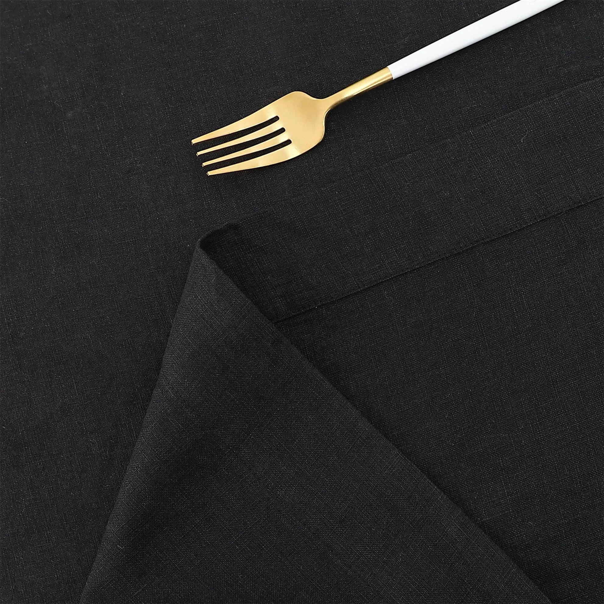 Linen table cloth Amazon hot seller Nordic country home rectangular round Flaxlinen hemstitch table cloth skirt Ladder Lace Trim