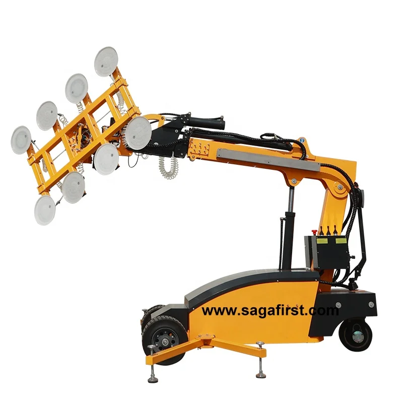 SAGAFIRST GL-LD-800 CE Certificated Electric Vacuum Lifter 800kg Granite Suction Cup Glass Lifter Robot
