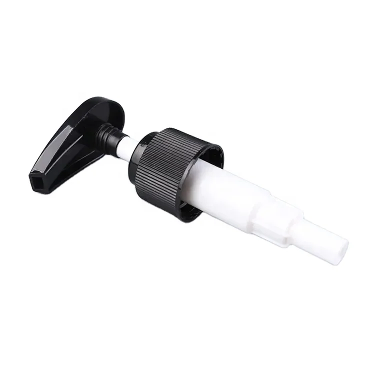Custom Black Plastic 24/410 & 28/410 Pump Sprayer Bottle Cap Liquid Soap & Lotion Dispenser with Locking Feature
