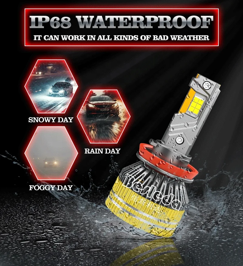 High Quality Car LED Headlight H4 H7 LED Light Bulb H1 Factory Wholesale for car 240w 50000lm 9005 9006 led headlight
