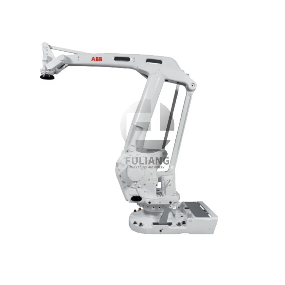 Fully automatic robot palletizing machine plastic bottle bag carton box robotic palletizer