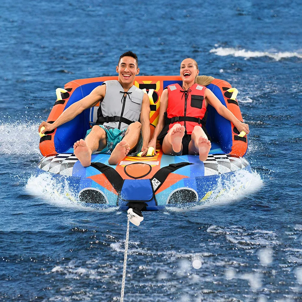 Three Person Airhead Inflatable Towable  Water boat tube towable