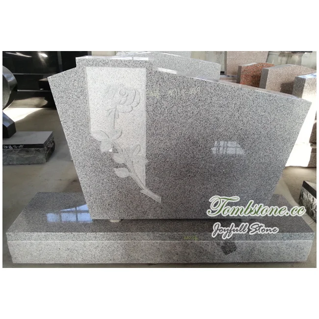 
USA Style grey granite headstones granite monuments memorials 