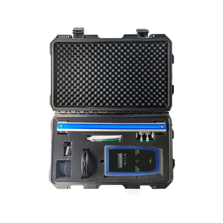 Low price  LCD display Handheld ultrasonic transmitter External Portable type ultrasonic flowmeter