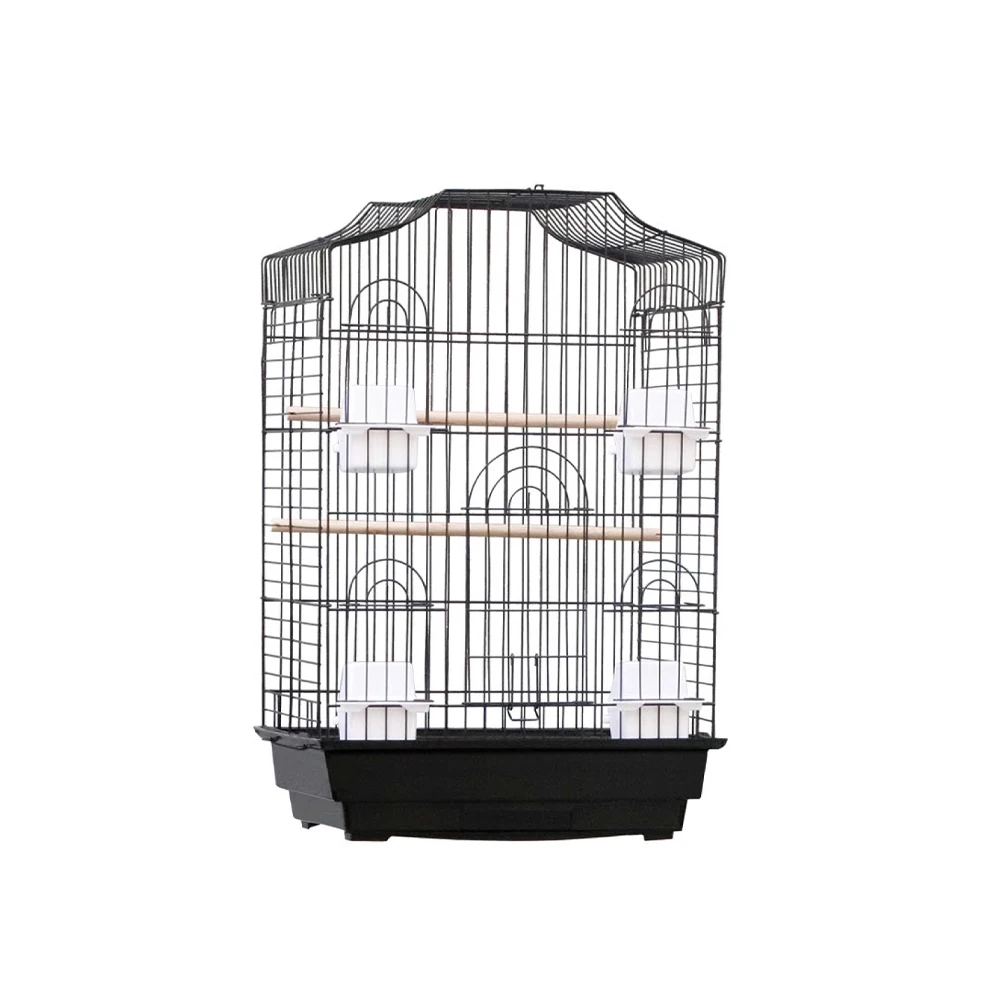 Durable Stainless Steel Wooden Parrot Bird Cage Hanging Cages for Birds Breeding Cage Nest House
