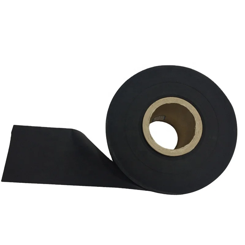 Double Sided Black Graphene  PU Conductive  Carbon Film JH8000-D200-T50 for Tens Electrodes and ECG/EKG