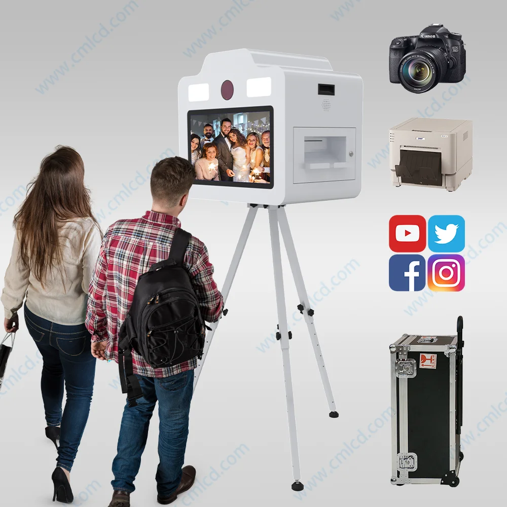 Маленькая Свадебная фотобудка: Высококачественный винтажный киоск со штативом для интимных торжеств-варианты аренды или покупки