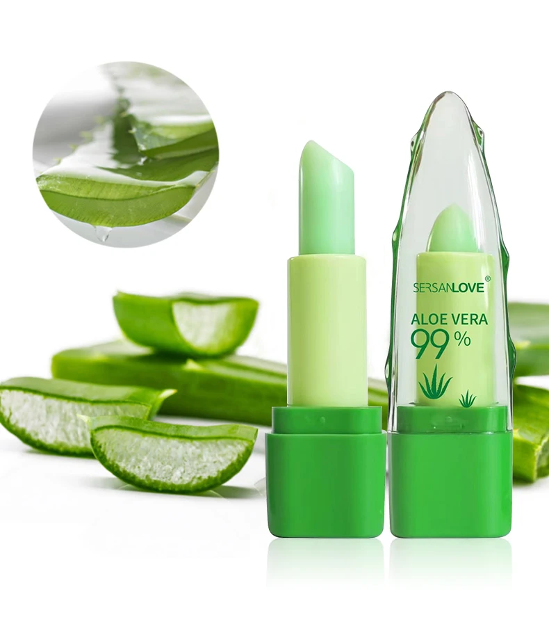 Temperature Color Changing Lip Balm Transparent Ph Color Changing Lipstick Oem Aloe Vera Color Change Mood Lipstick