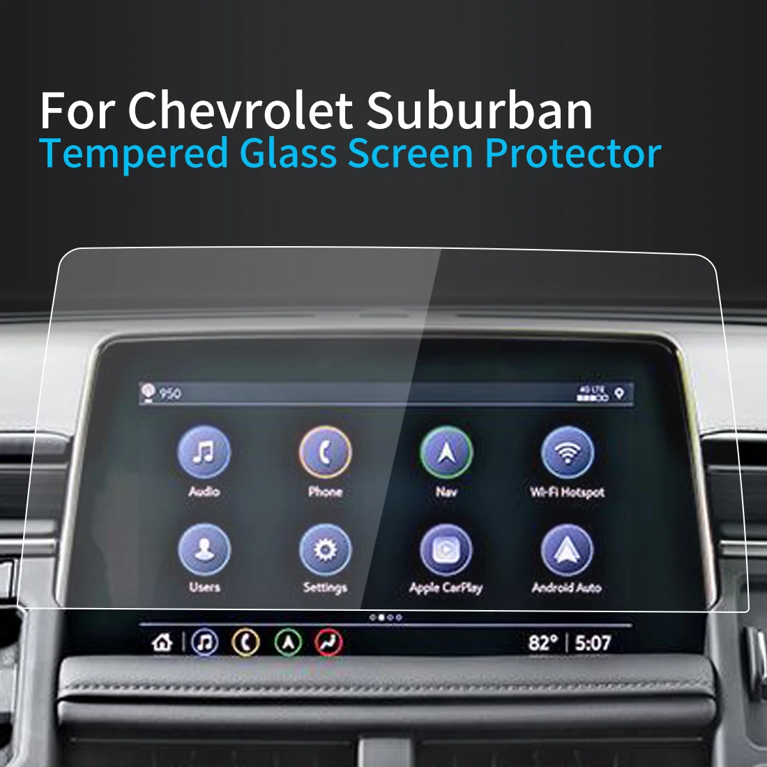 New Car Accessories Navigator GPS Tempered Glass Screen Protector Film For Chevrolet Tahoe Auto Multimedia Guard Protective Film