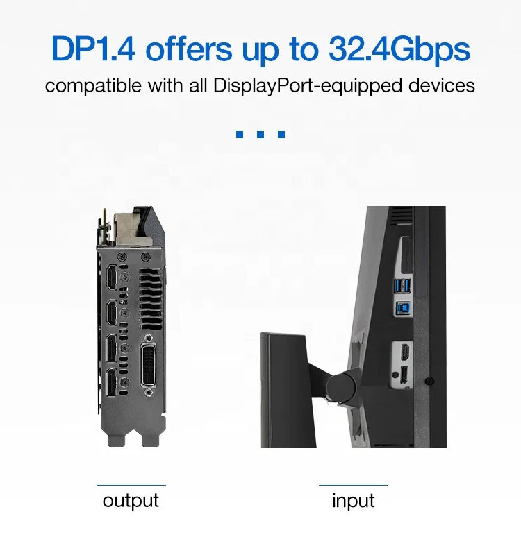  Кабель Премиум-качества 8K DisplayPort к кабель DP 1 4 2 м