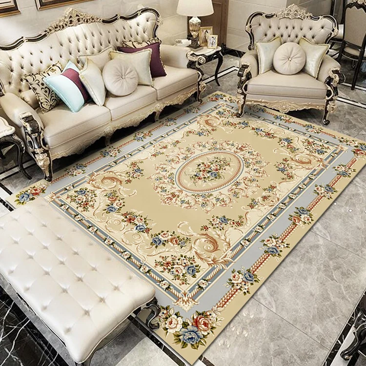 
Nordic European National Style Customized Anti-skid Modern Foyer 3d Floor Carpet Rugs For Living Room Or Bedroom 