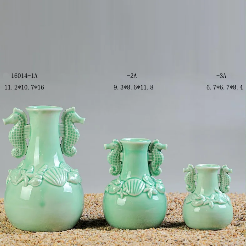 Керамические цветочные вазы Ocean Ceries для домашнего декора