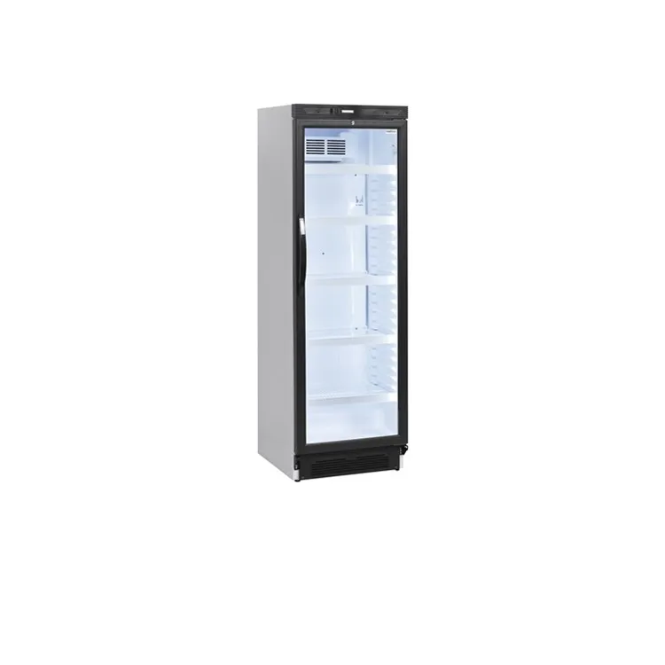 Professional Equipment Cooler Glassdoor Refrigerator Upright Single Glassdoor Display Beverage Cooler Commercial