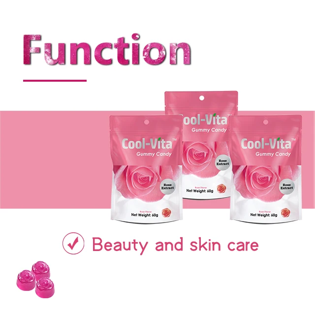 Fruity Vitamin Gummies Grape Seed Vitamin E Pectin Gummy Candy