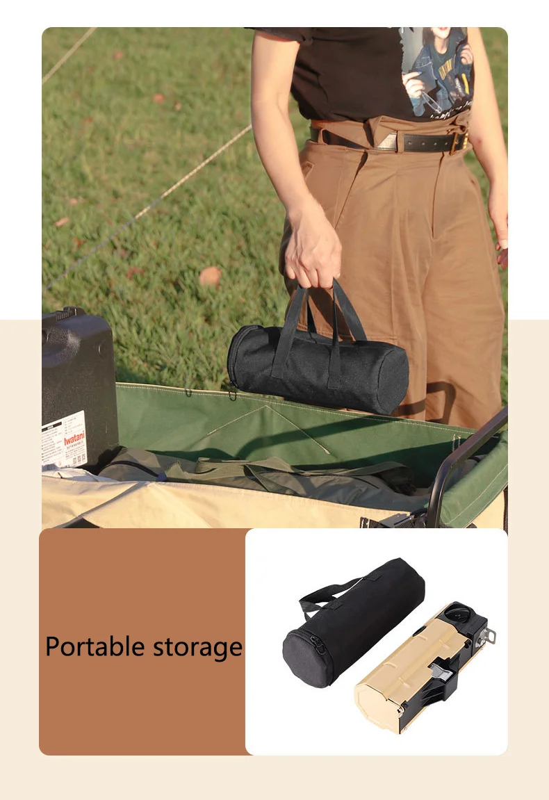 Outdoor  Campingkocher Collapsible Backpack SmallCooking Barbecue Butane Cooker Burner Furnace Portable Camping Gas Stove