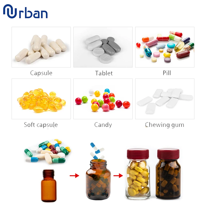 8 Lane Automatic Electronic Pharmacy Small Medicine Pill Soft Gel Capsule Tablet Counting Machine For Sale