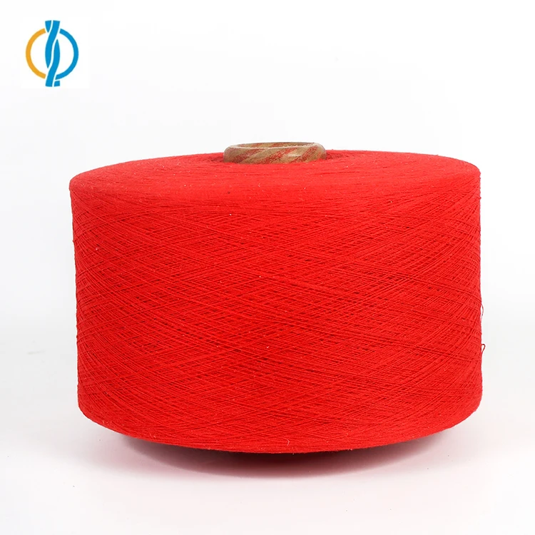 Regenerated polycotton blend socks knitting yarn various colors 16/1 20/1