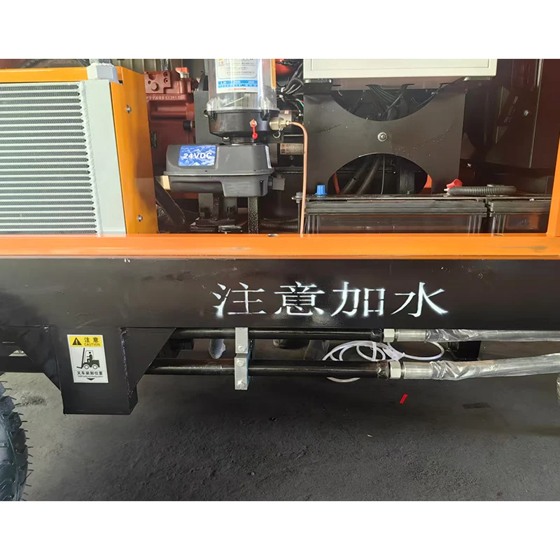 China Famous Brand Diesel Engine Concrete Pump Trailer Concrete Pump Price