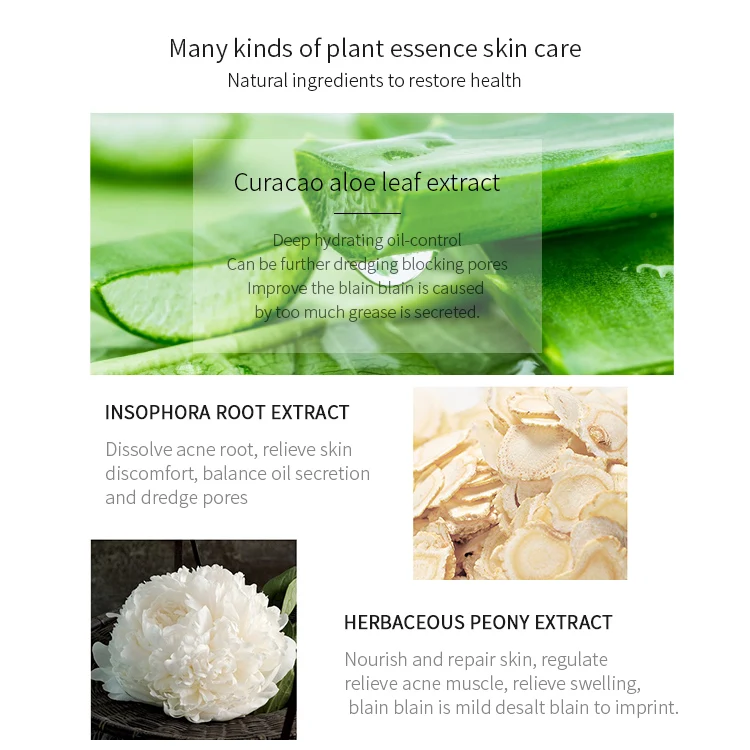 Wholesale High Quality Herbal Face Anti Acne Pimple Treatment repairing Skin Acne Face Cream