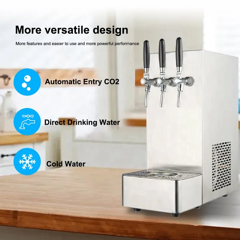 70 Liter Seltzer Sparkling Carbonated Water Machine Soda Maker Commercial 3~6 Bar Soda Water Making Machine