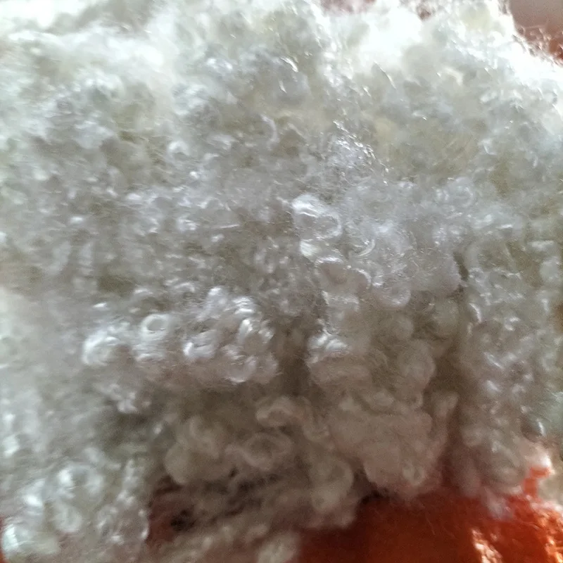 siliconized polyester staple fiber polyester staple fiber machine 3D*64mm virgin hcs polyester staple fiber pillow filling