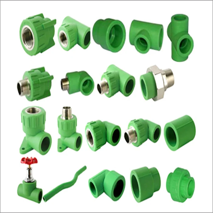 CE Certification PPR Pipes Fittings Plastic Tube Quick Plug PPR Fittings plumbing fittings for Water Transportation