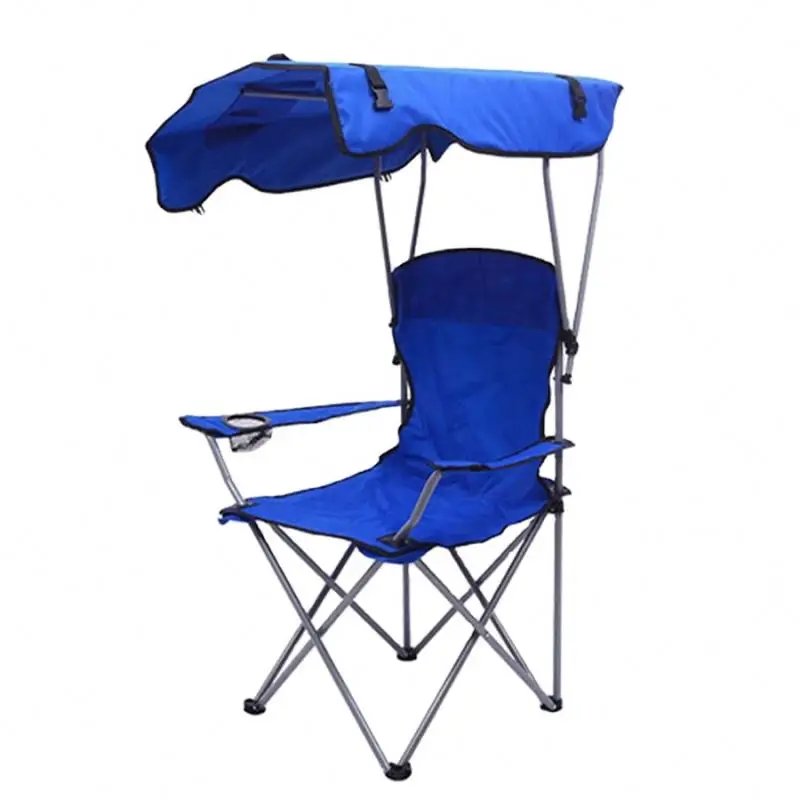 OEM Silla De Playa портативный солнцезащитный козырек Дешевое складное кресло для кемпинга с навесом пляжное кресло с тенью