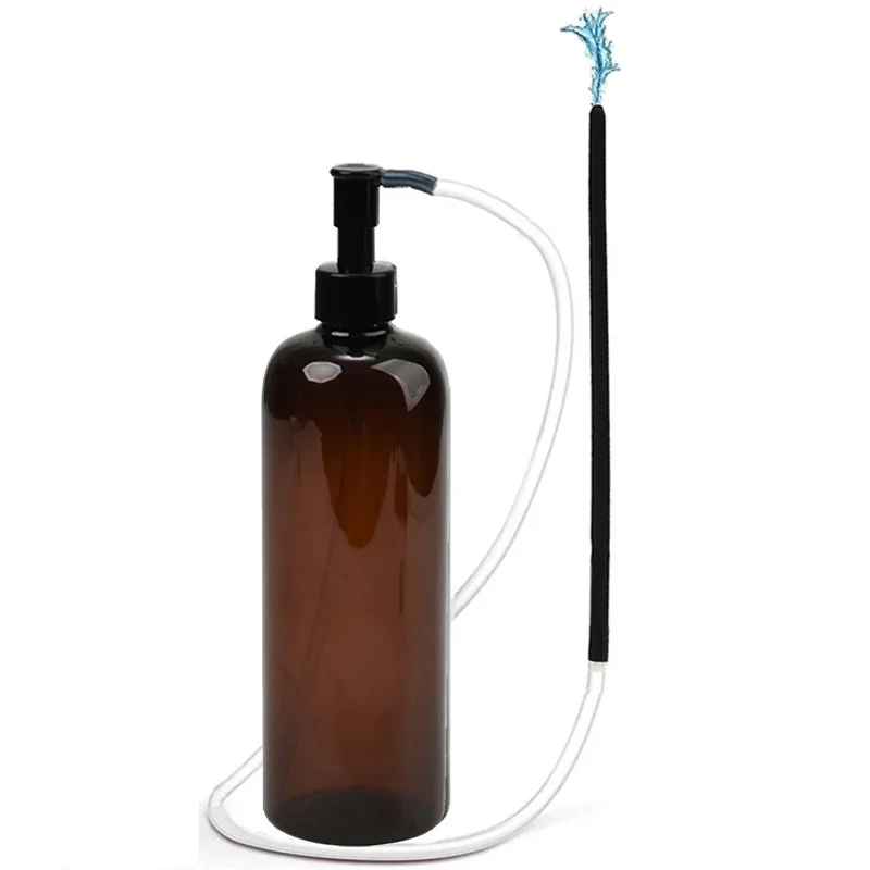 Pressure Enema Toy Butt Plug Sex Toy Pump Container Silicone Nozzle Penis Insert Syringe Kit For Anal Cleaning