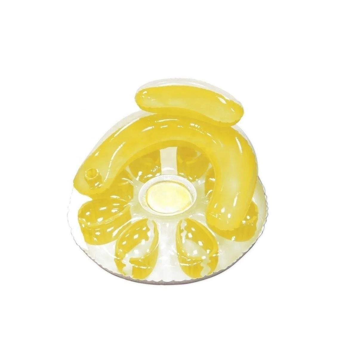 Durable wedding party Rainbow Footprint  Floating swimming ring inflatable nightclub other water equipment