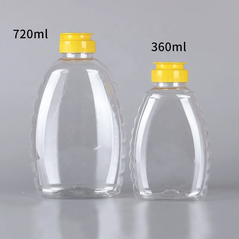 500g empty clear squeeze plastic bottle packaging sauce oil container