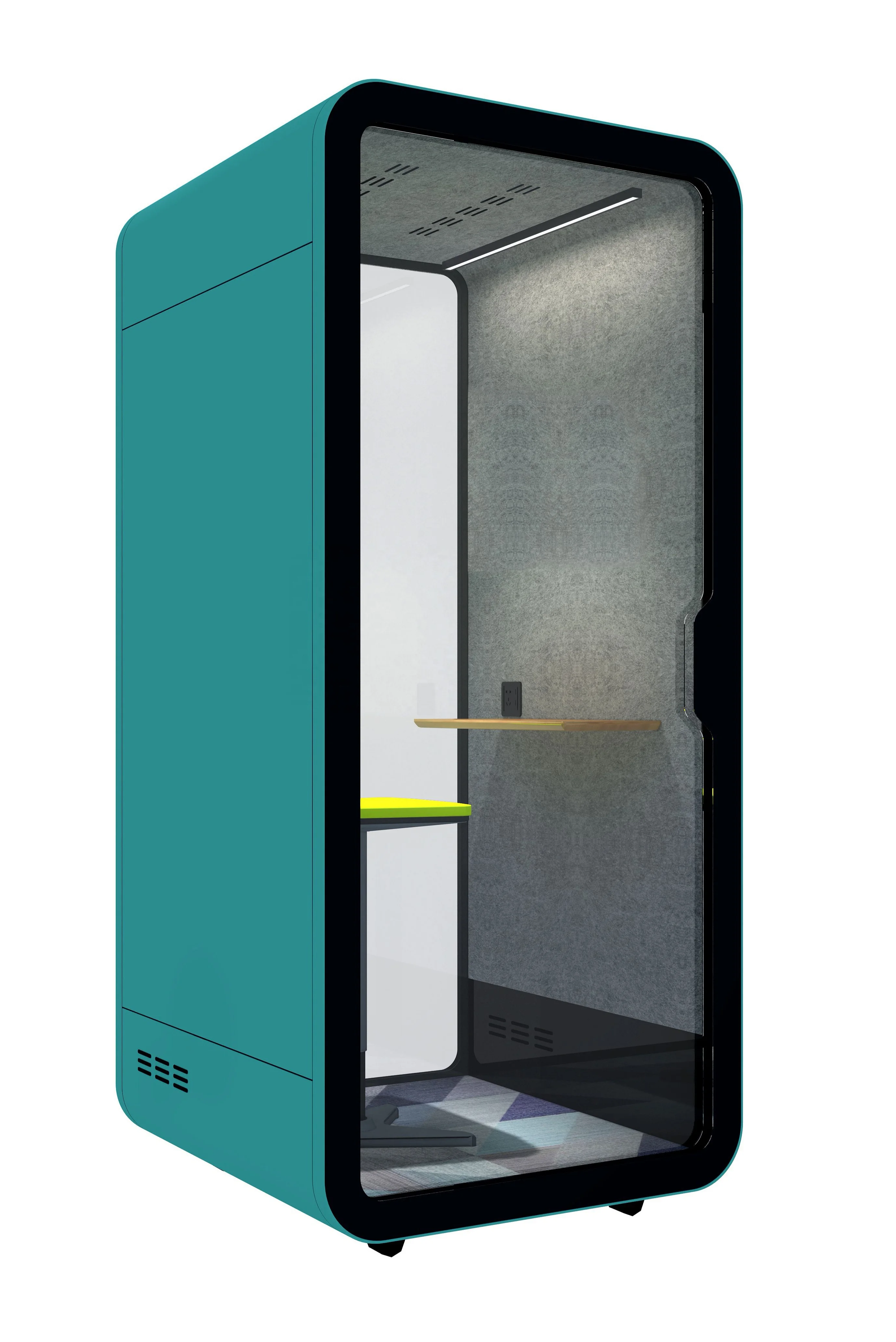 Noise Insulation Acoustic Phone Booth Soundproof Phone Booth Indoor Soundproof  Office Pod