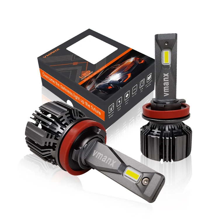 Vmanx 1900Lm Lumen Dc 9-24V Working Voltagecar Led Headlight Car Lights Led Bulb H7 led bulbs for cars