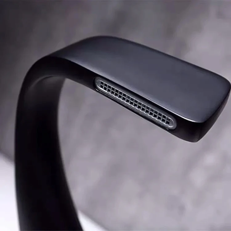 Black Wash Basin faucet grifo lavabo Brass Bath room Basin Faucet mixer tap Single Waterfall Hot Cold Water Mixer Sink Faucet