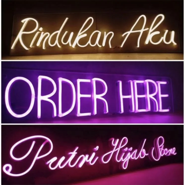 Shipping Flex Custom Led Neon Sign Light For Bedroom Wedding Decoration