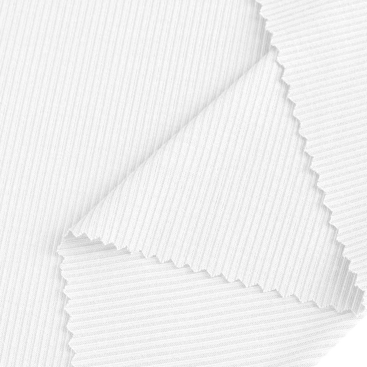 Modal Fabric Spandex ribbed knitted Soft 95 5 modal knit fabric For