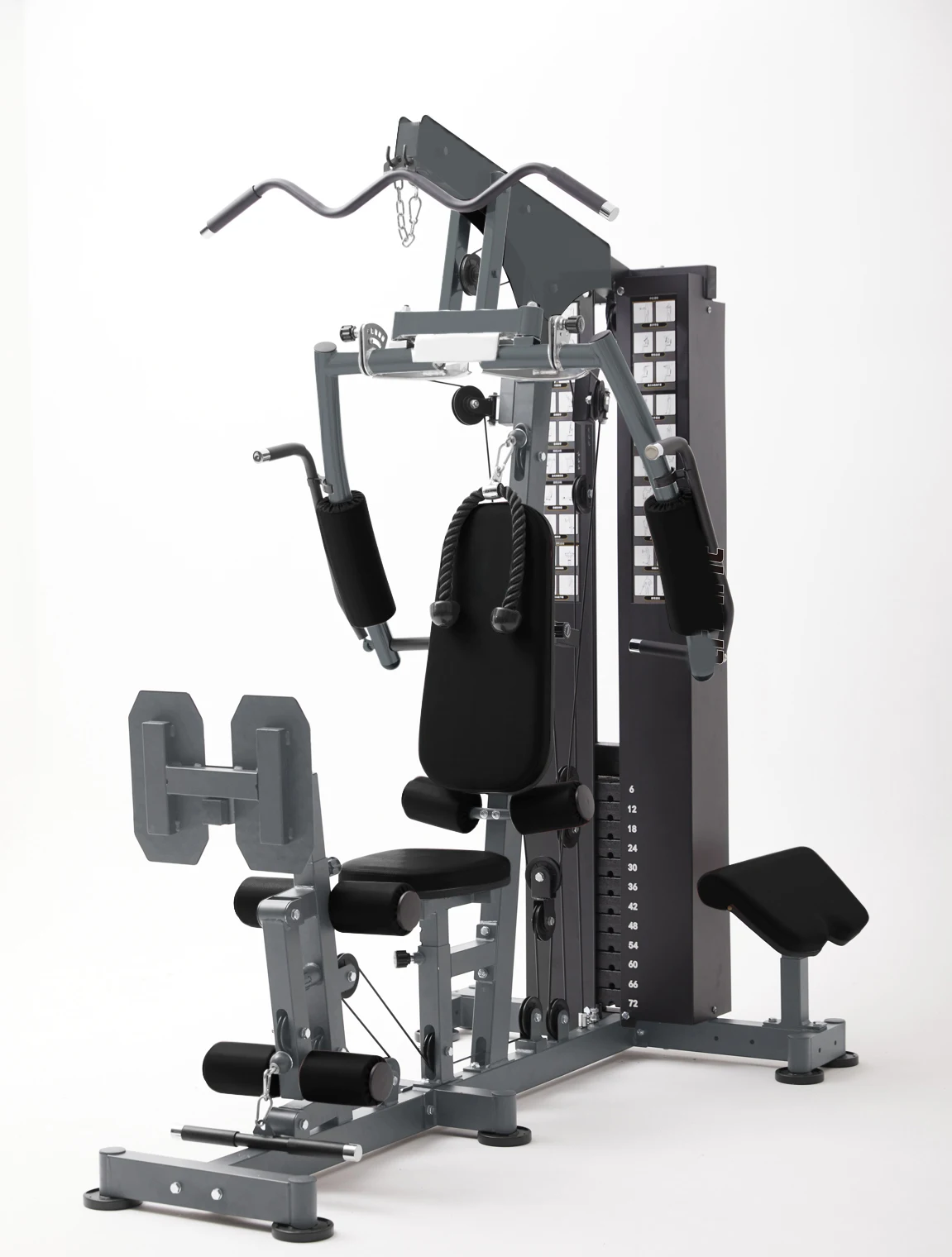 Fitness Machine Durable Heavy Duty Adjustable Multi Function Single Home Gym