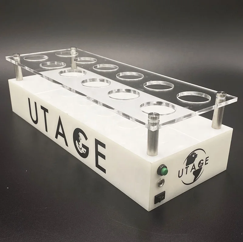 12 Bullet Cups Acrylic Led Display Stand for Night Club Lounge Bar Party with Custom Size