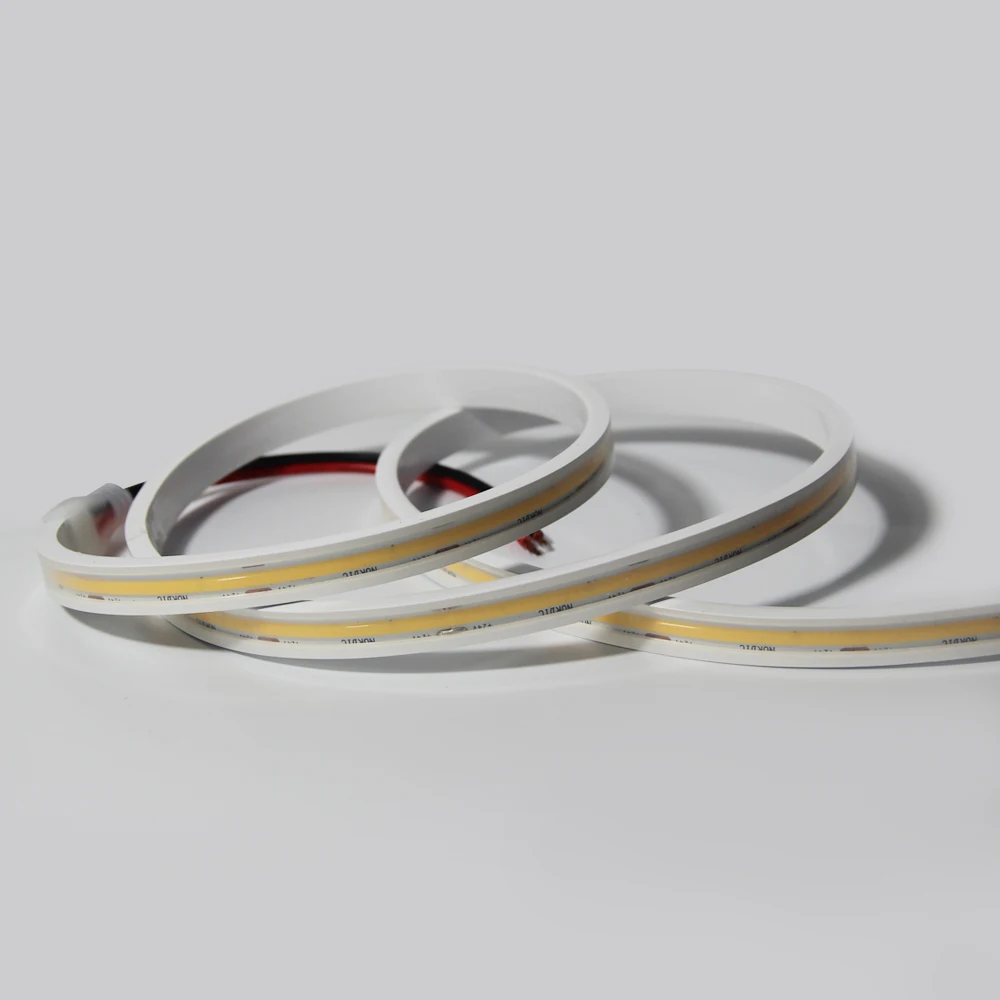 dot-free led cob strip light 6000k  12v 24v cob led light strip dc 24v cri 90 led strip