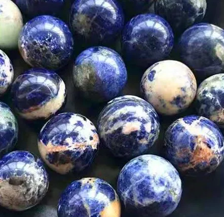Wholesale Natural Decorative Quartz Globe Polished Lapis Lazuli Crystal Ball
