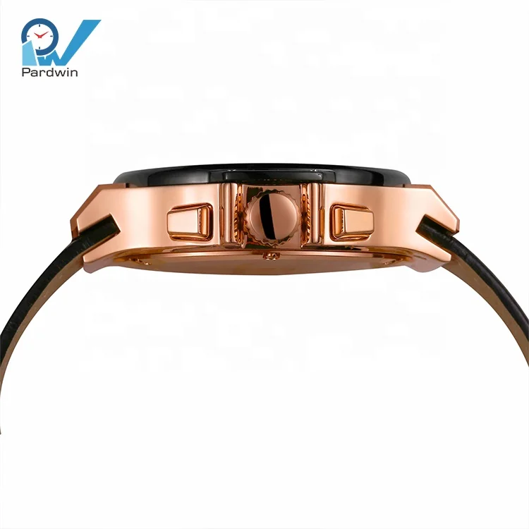 Automatic watch for men luxury Wristwatch Custom Chronograph Stainless Steel Watch MIYOTA Round Analog Pin Buckle CN;GUA