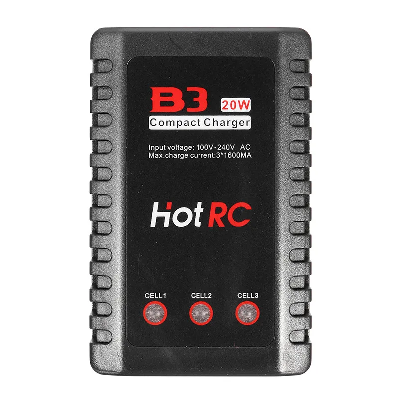 HOTRC IMAX B3 20W 1.6A Battery Compact Balance Changer For RC Drone Helicopter Quadcopter 2S 3S 7.4V 11.1V LiPo Battery