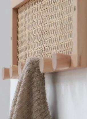 Wholesale High Quality Rattan Weaving Hook Home Decor Multi-functional Rattan Hook